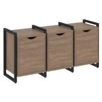 Тумба на регульруемых опорах наборная VR.L-TN-5.O (дуб аризона/черный)