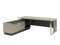 Стол руководителя на металлической опоре с опорной тумбой Vestar Z-422Л.0000 левый