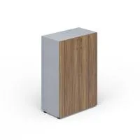 Шкаф для документов (2 двери, 2 полки, ручки - хром) Mahia Executive EMMS562