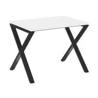 Стол рабочий на X-образных опорах VR.L-SRX-1.7 (белый брилиант/черный)