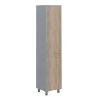 Шкаф-колонка с глухой средней и малой дверью Offix New OHC 45.3