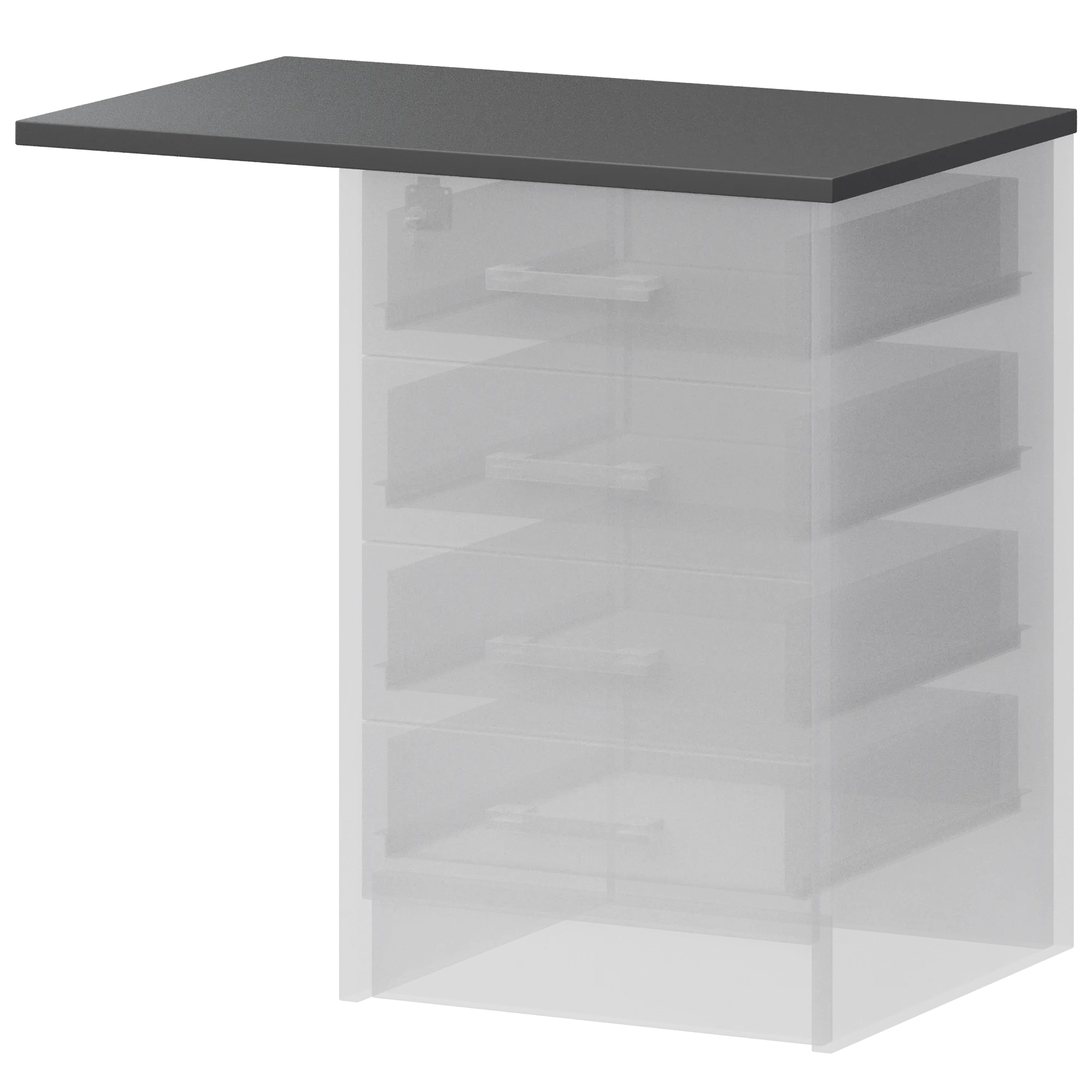 Крышка к тумбе приставной (АТ-05) Арго А-706 Антрацит