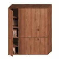 Шкаф комбинированный высокий (закрытый 4 двери + закрытый 4 двери) Престиж Исп.54