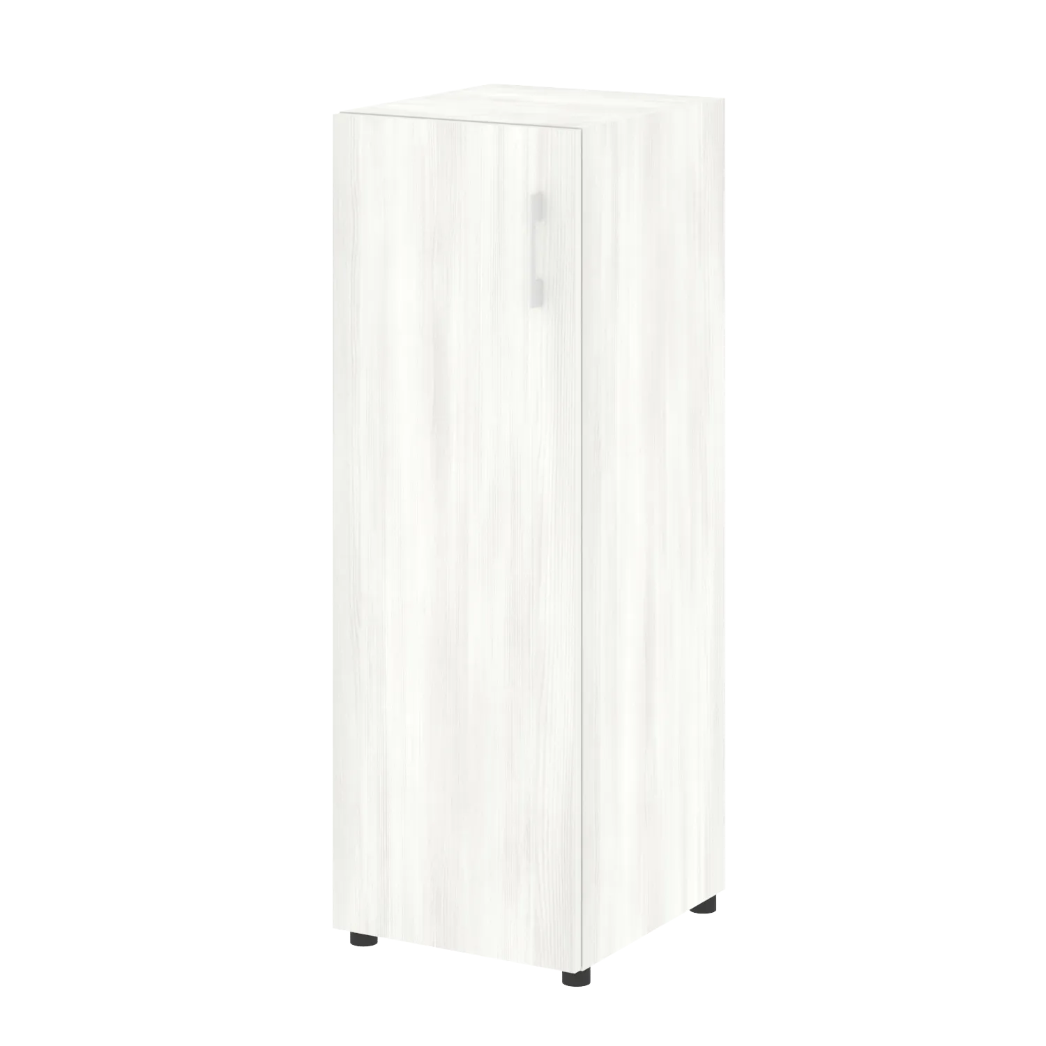 Шкаф средний узкий левый (1 средний фасад ЛДСП) Yalta LT.SU-2.3 L/R снежная патина