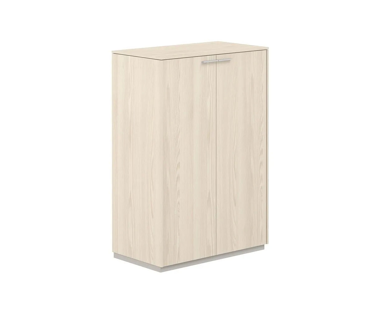 Шкаф средний, обвязка ясень наварра, фасады ясень наварра, Atlas NZ-0305.YN.YN