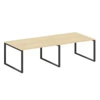 Переговорный стол (2 столешницы) на О-образном м/к БО.ПРГ-2.3 - Metal System