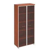 Шкаф для документов со стеклянными прозрачными дверьми в рамке Патриот ПТ 780