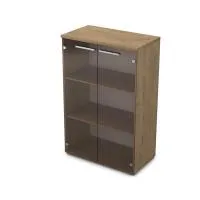 Шкаф средний со стеклом Gloss 9Ш.017.3