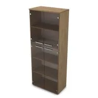 Шкаф высокий со стеклом 4 двери Gloss 9Ш.005.9
