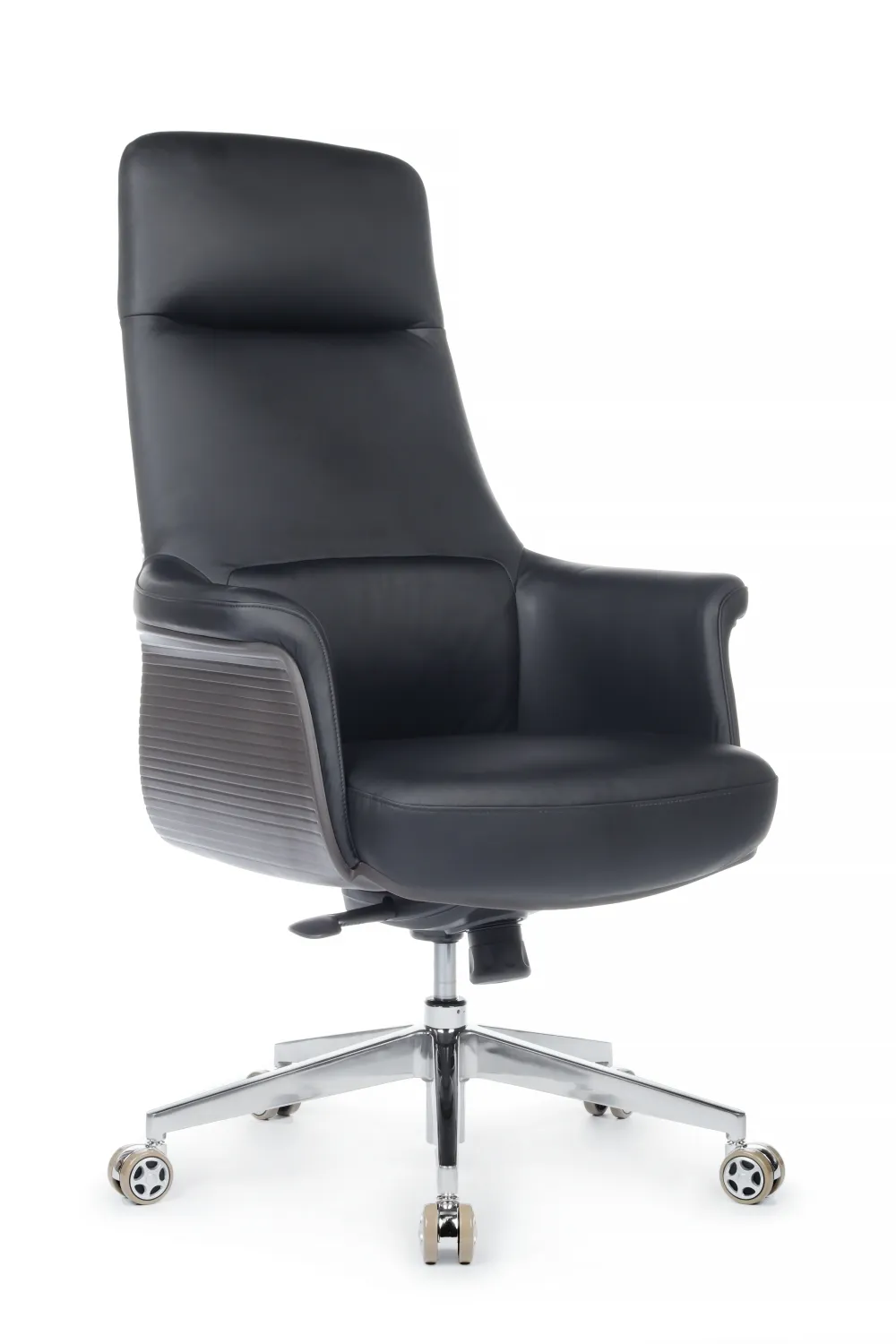 Кресло RV DESIGN Verdi (А-655) кожа черная