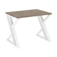 Стол рабочий на Z-образных опорах VR.L-SRZ-1.7 (тиквуд темный/белый)