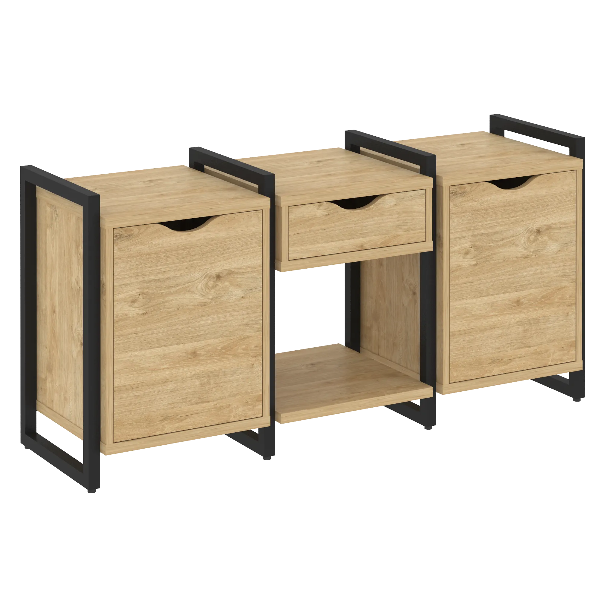 Тумба Loft на регулируемых опорах наборная VR.L-TN-7.O