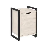 Тумба на регульруемых опорах с распашным фасадом VR.L-T2.O (денвер светлый/черный)