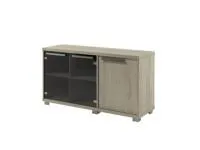 Шкаф низкий трехсекционный правый Vestar Z-13-12Пр (двери в тон каркаса)