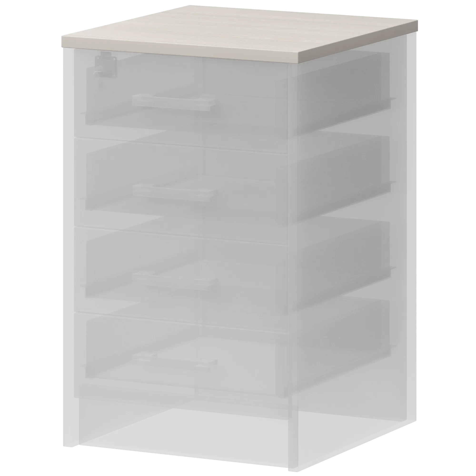 Крышка к тумбе приставной (АТ-05) Арго А-705 Ясень шимо