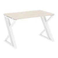 Стол рабочий на Z-образных опорах VR.L-SRZ-2.7 (денвер светлый/белый)