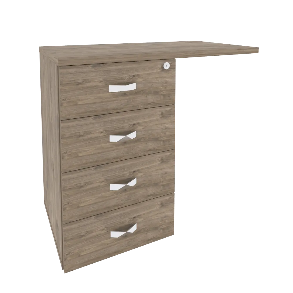 Тумба приставная (универсальная л/пр) ONIX O.TPU-4