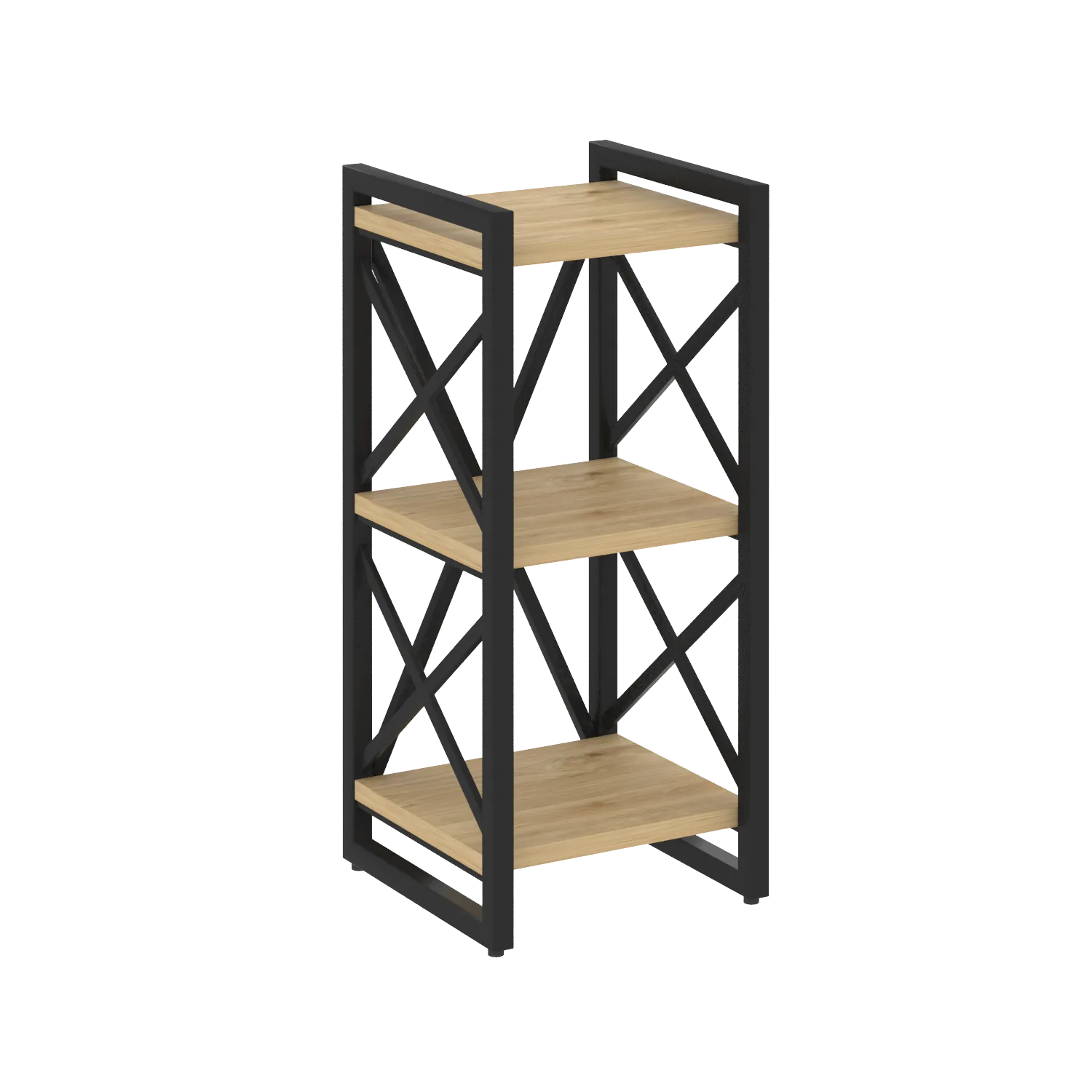 Стеллаж Loft на регулируемых опорах - 3 полки VR.L-MST.O-3.4