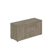 Тумба опорная (мобильная) с 3-мя ящиками + замок и 2-мя распашными фасадами Wing WN.202.OD