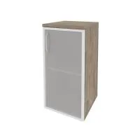 Шкаф низкий узкий правый (1 низкий фасад стекло в раме) ONIX O.SU-3.2R(R)