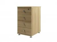 Тумба приставная с замком на верхний ящик Space S-222