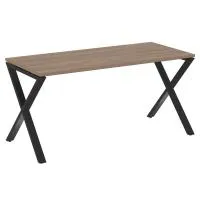 Стол рабочий на X-образных опорах VR.L-SRX-4.7 (дуб аризона/черный)