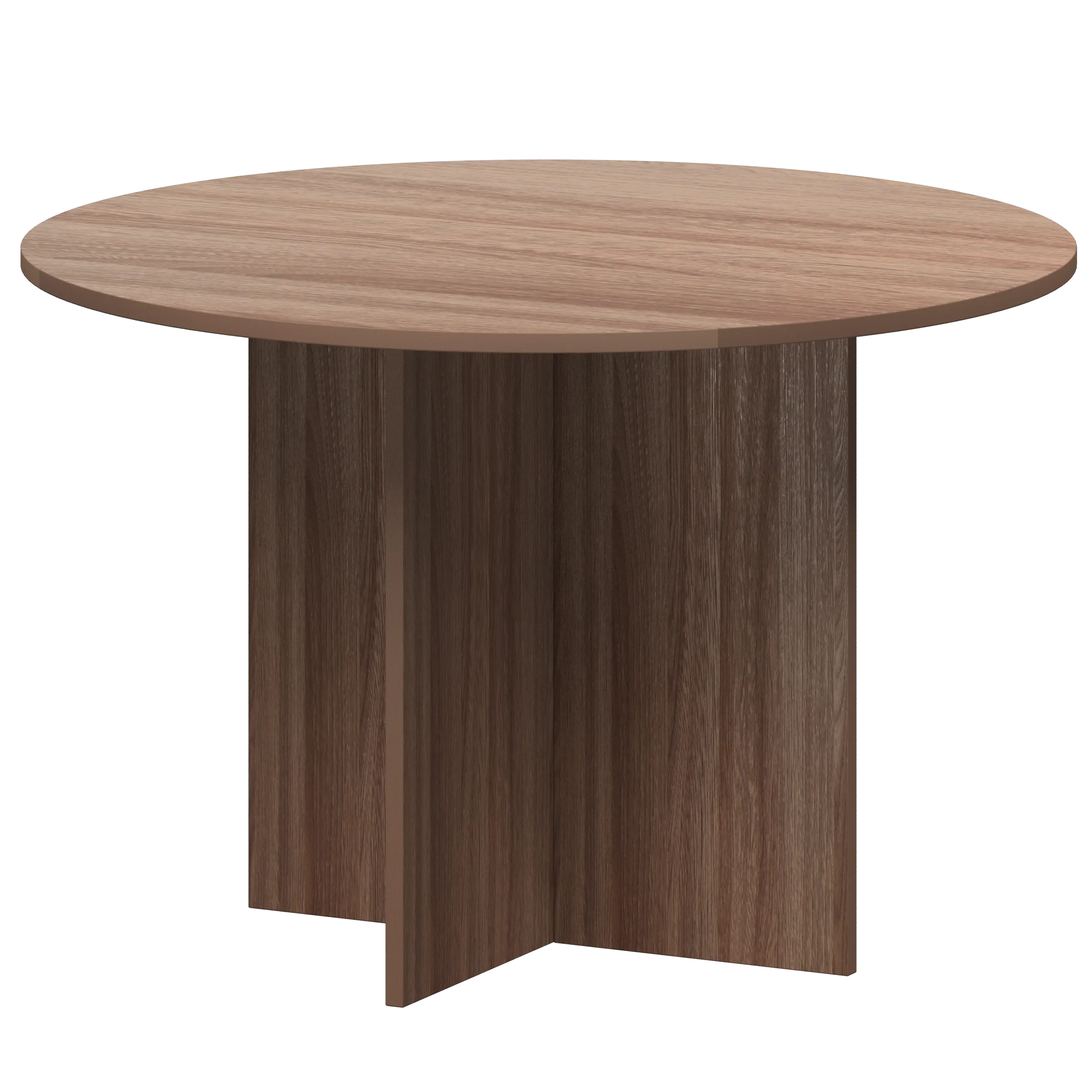 Стол для переговоров круглый Арго А-029 Темный шимо