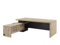 Стол для руководителя с опорной тумбой с блоком розеток, левый Торстон Т-22.1000л