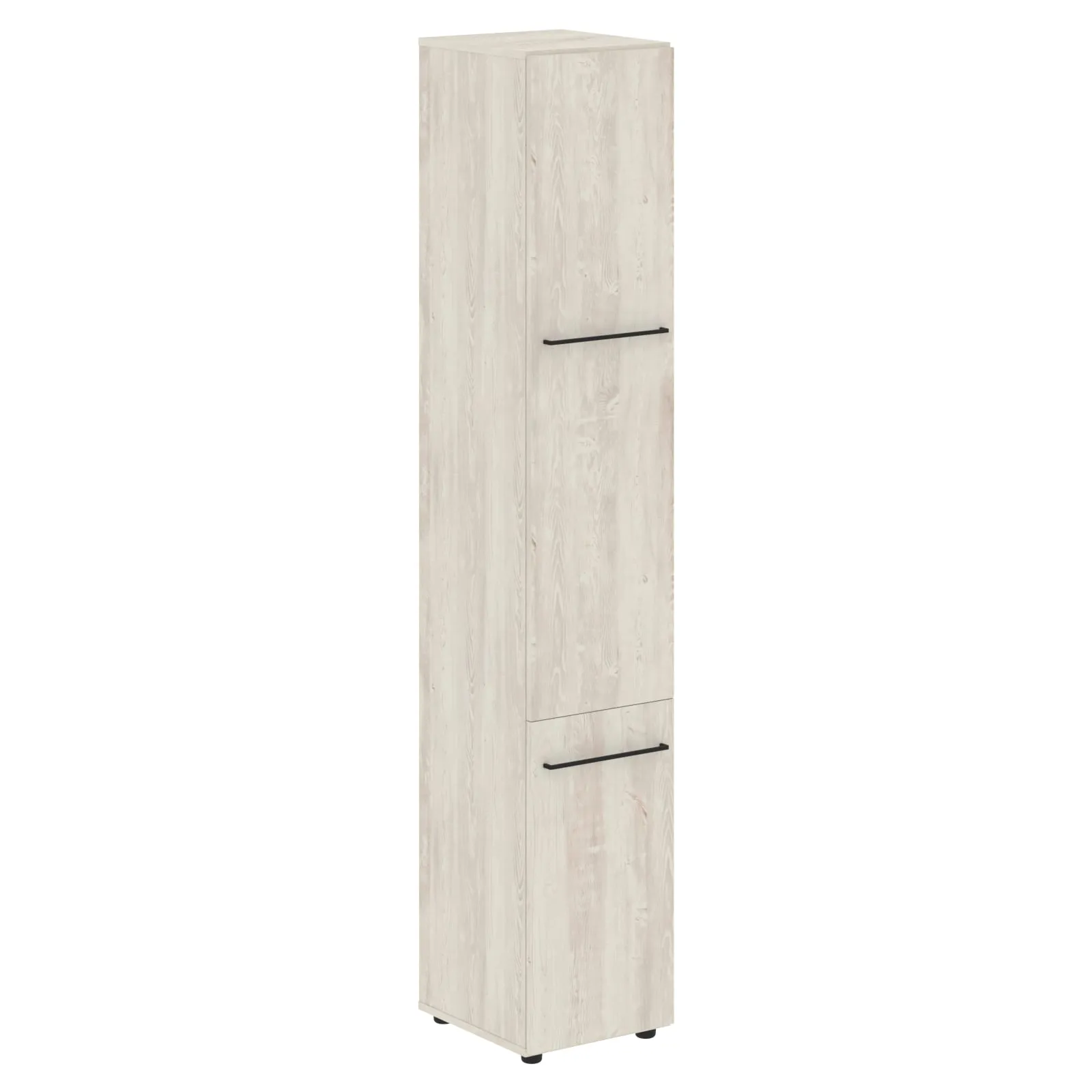 Шкаф колонка с глухими малыми и средними дверьми, сосна Эдмонд, Loftis LHC 40.3