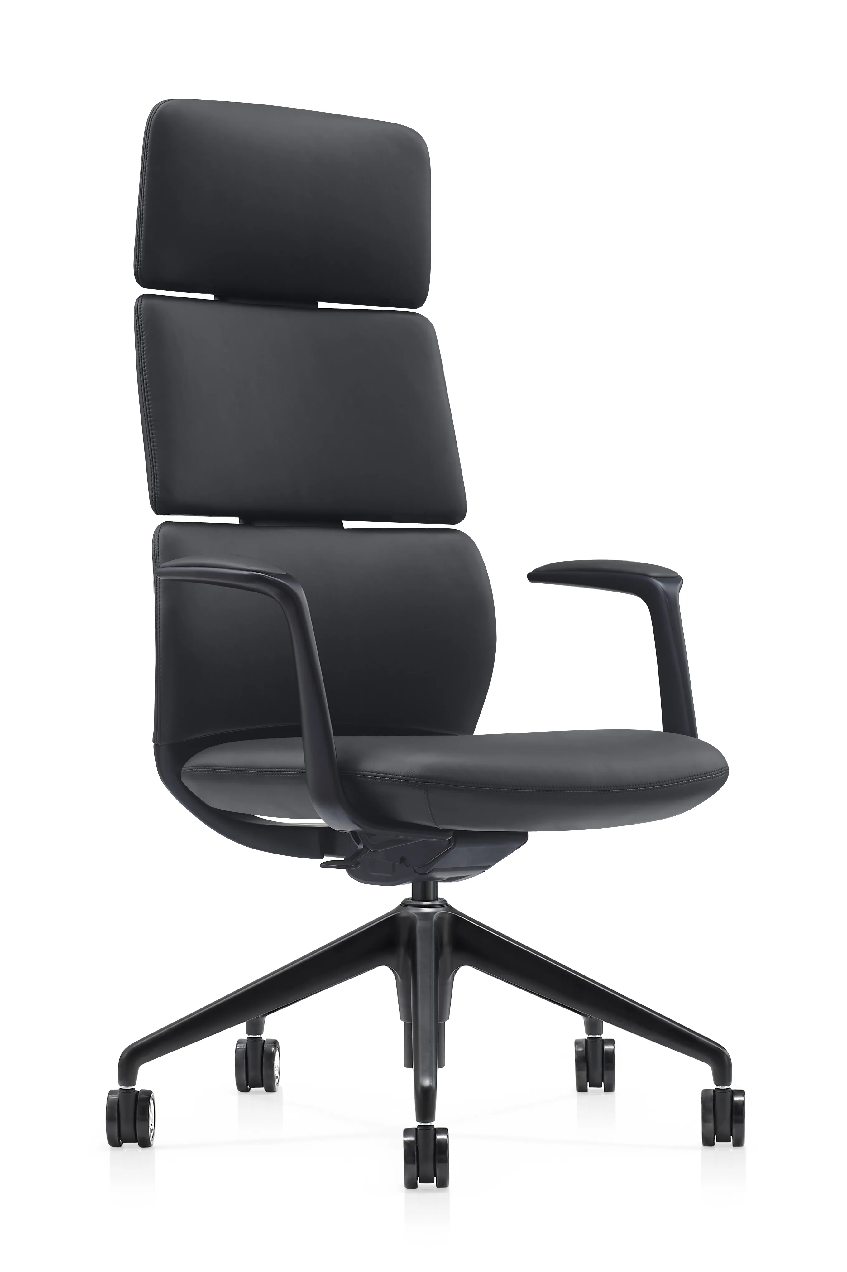 Кресло RV DESIGN  Venetto (FK013-A12) кожа черная