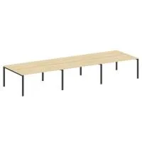 Рабочая станция на 6 раб.мест на П-образном м/к БП.СМ-6.4 - Metal System