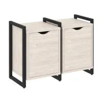 Тумба на регульруемых опорах наборная VR.L-TN-2.O (денвер светлый/черный)