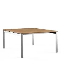 Рабочая станция на 2 стола зеркальная Tess Metal TES284185