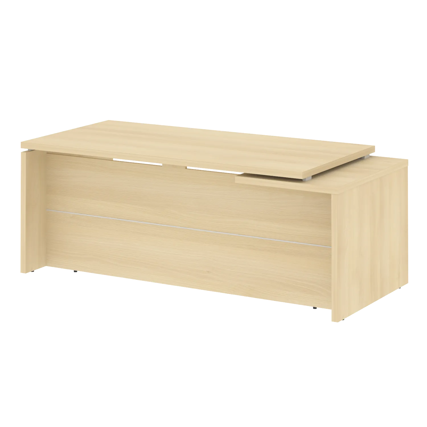 Стол руководителя прямой, левый Yalta LT.В-20 L акация лорка