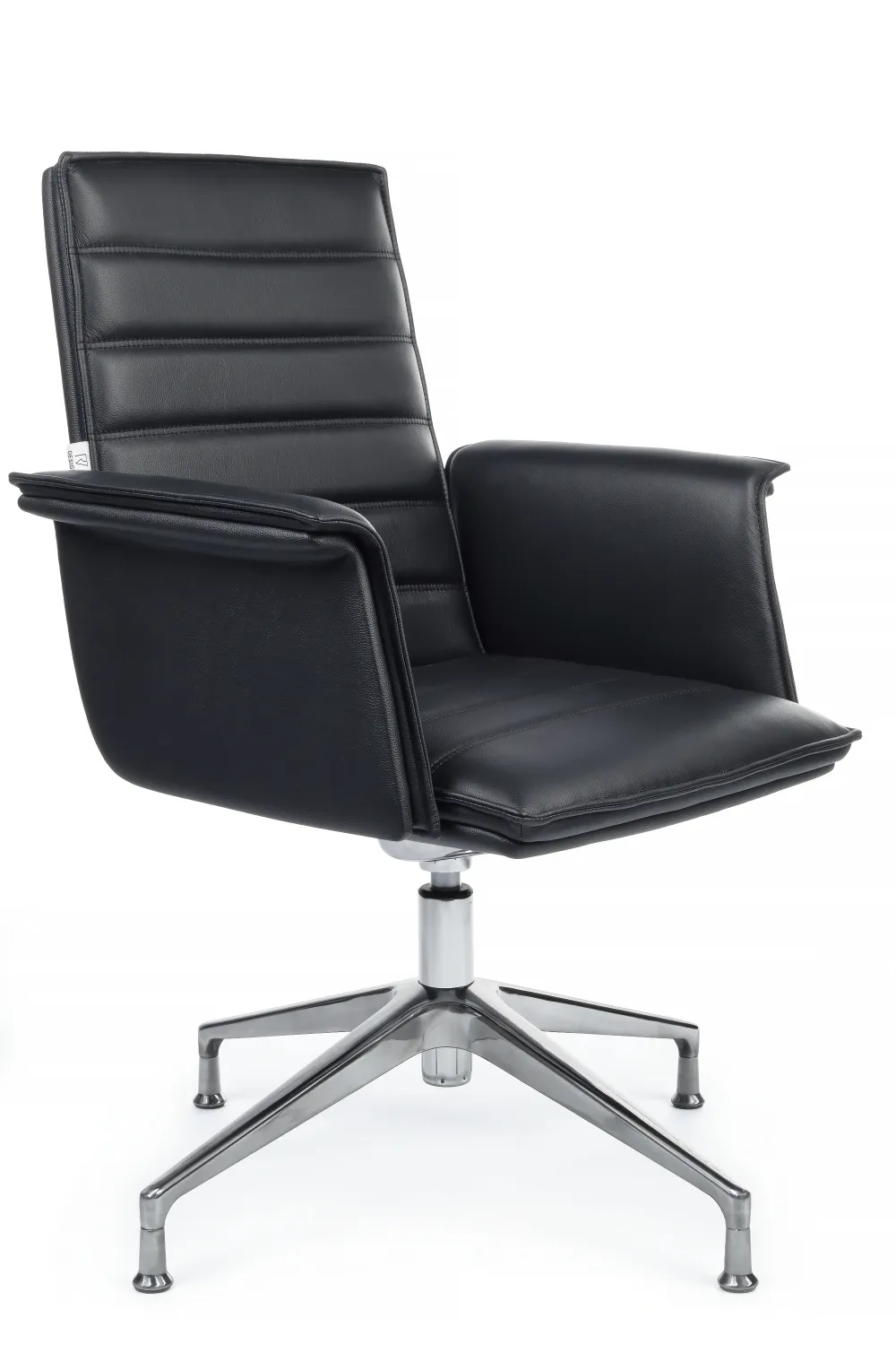 Кресло RV DESIGN Rubens-ST (C1819-2) кожа черная