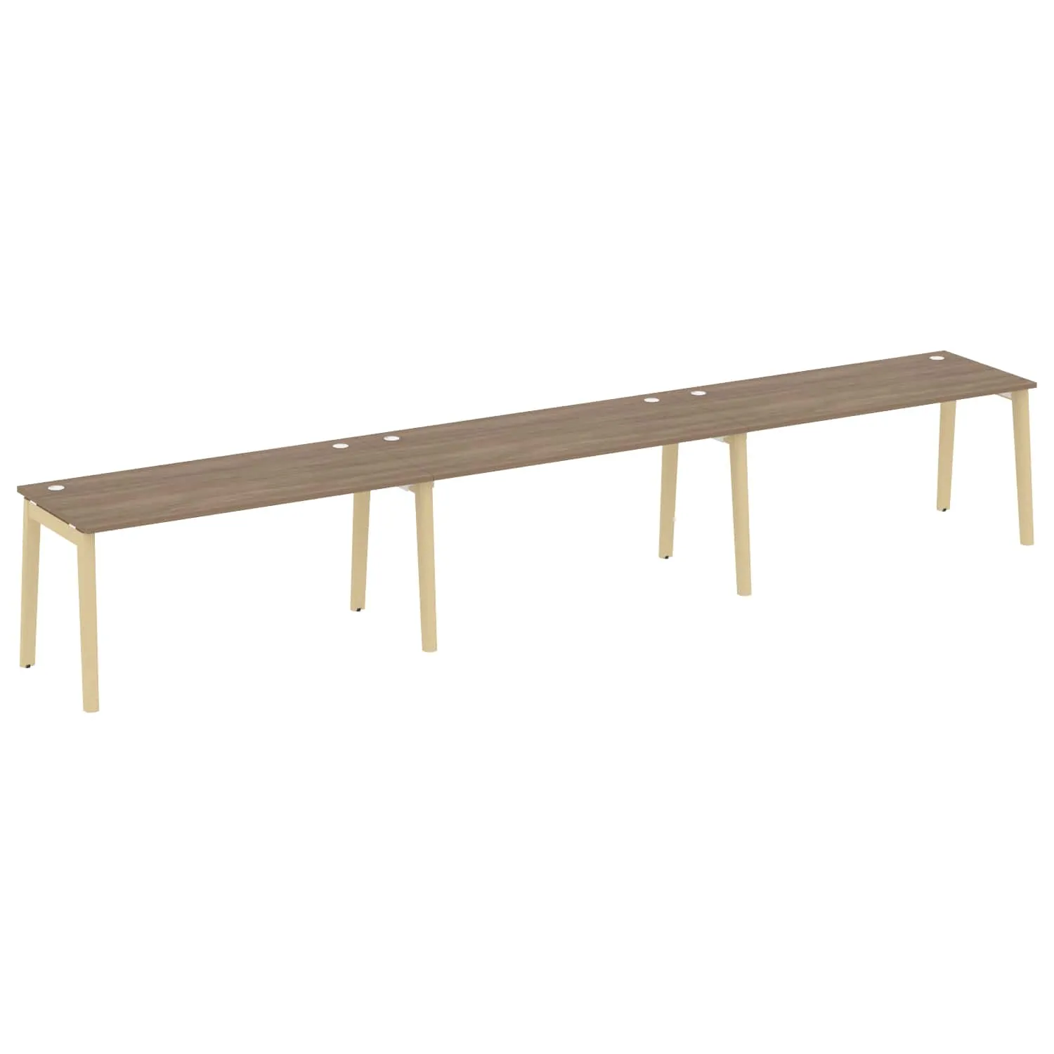 Рабочая станция (опоры - массив дерева, дуб светлый) ONIX WOOD OW.RS-3.4.7