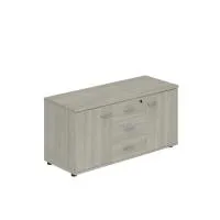 Тумба опорная (мобильная) с 3-мя ящиками + замок и 2-мя распашными фасадами Wing WN.202.OL