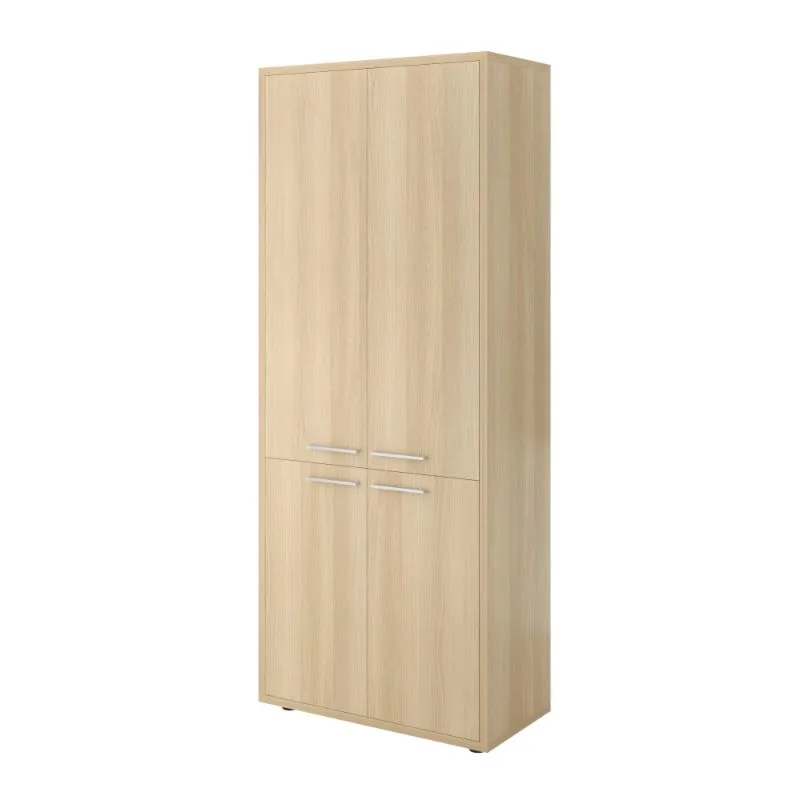 Шкаф высокий закрытый, 4 двери Дублин ДБ39 (акация)