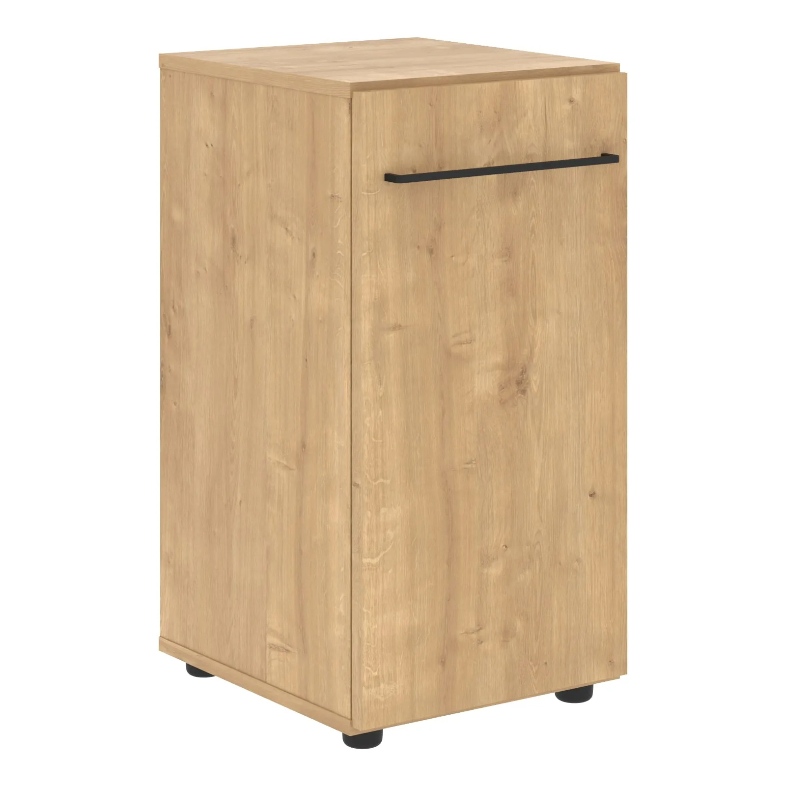 Шкаф колонка с глухой малой дверью, дуб Бофорд, Loftis LLC 40.1