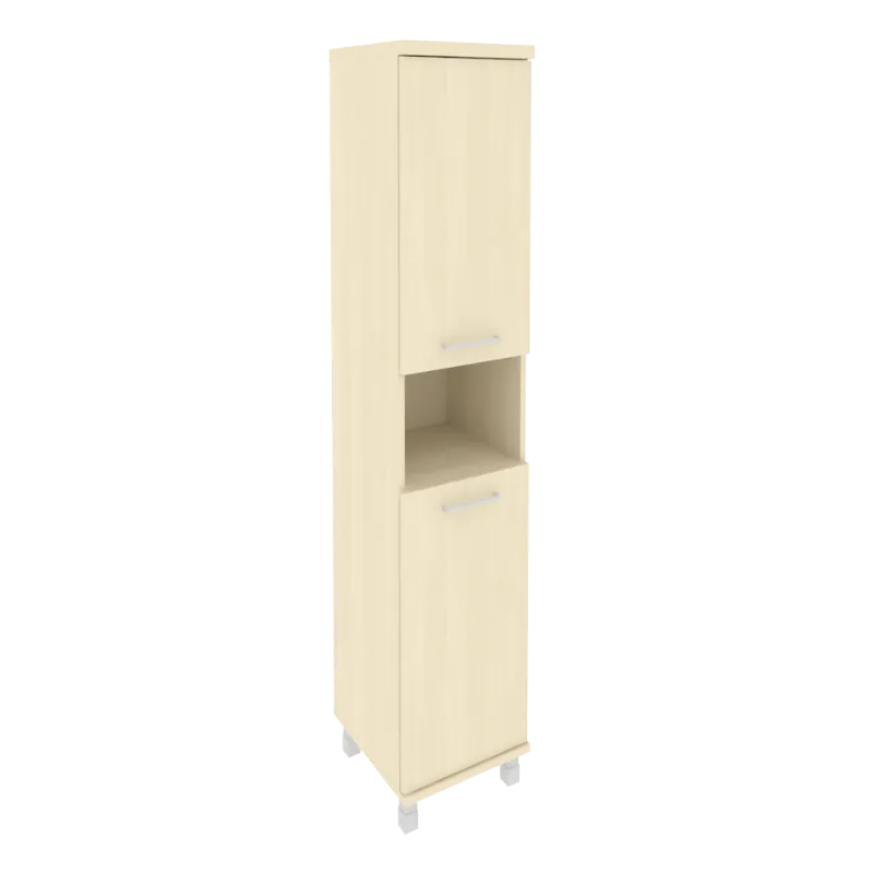 Шкаф высокий узкий левый First KSU-1.5(L) (клён)