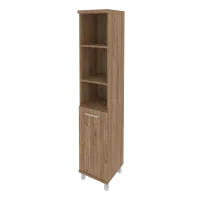 Шкаф высокий узкий правый First KSU-1.1(R) (дуб Табак)