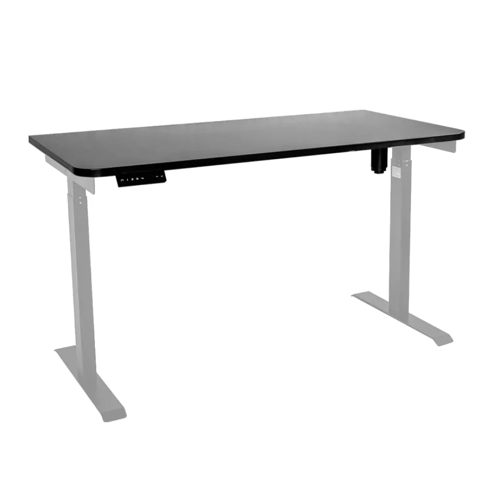 Стол с регулировкой высоты электрический LuxAlto LA-T33-E6 серый/черный ЛДСП 160*70*2.5