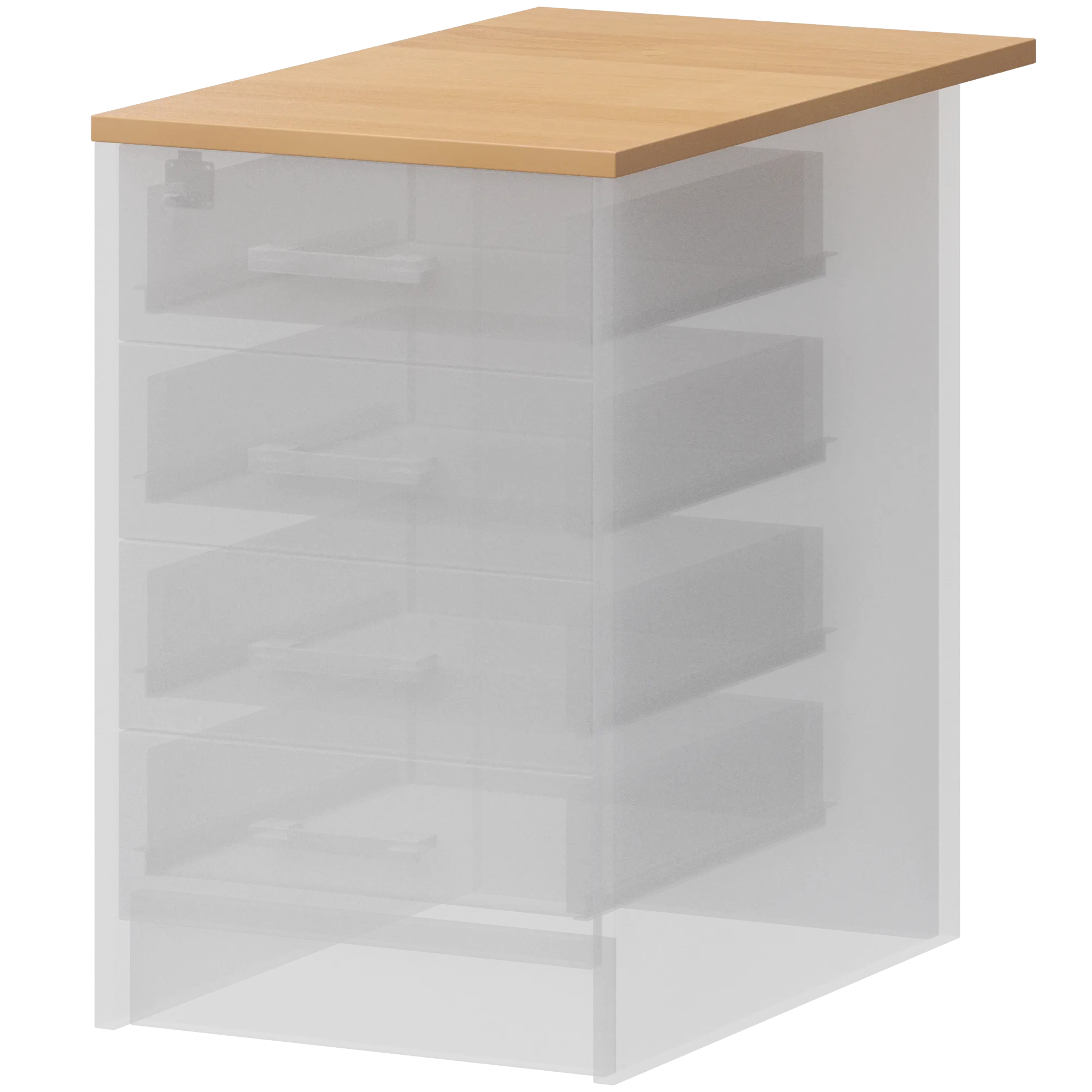 Крышка к тумбе приставной (АТ-07) Арго А-707 Ольха