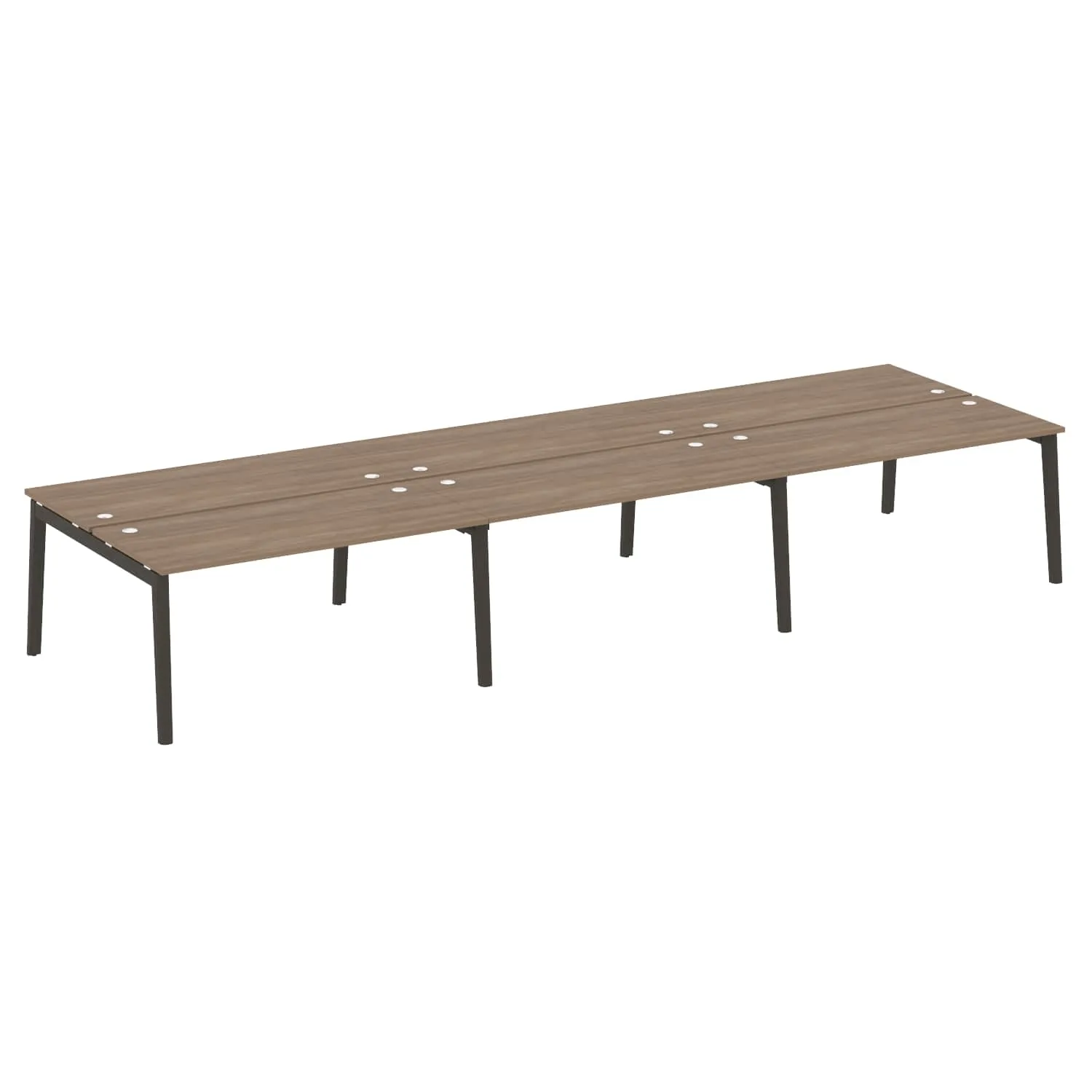 Рабочая станция (опоры - массив дерева, дуб темный) ONIX WOOD OW.D.RS-6.4.7