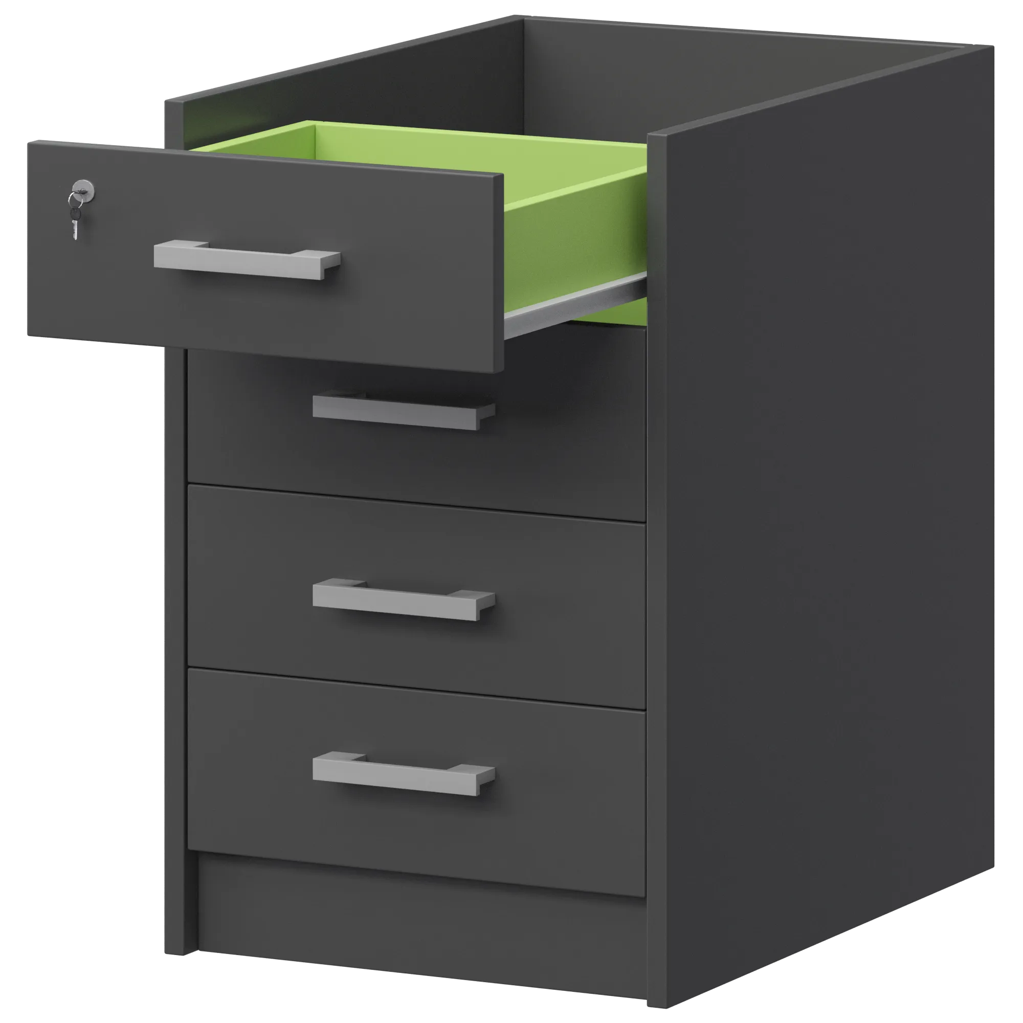 Каркас тумбы приставной Арго АТ-07 Антрацит