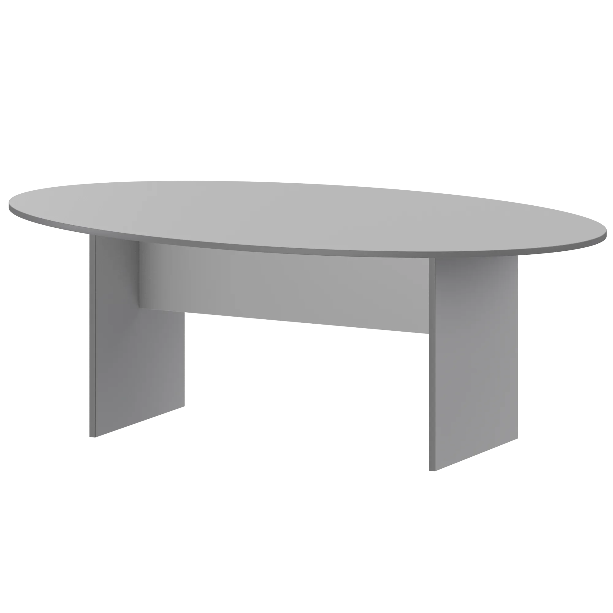 Стол для переговоров овальный Арго А-028 Серый