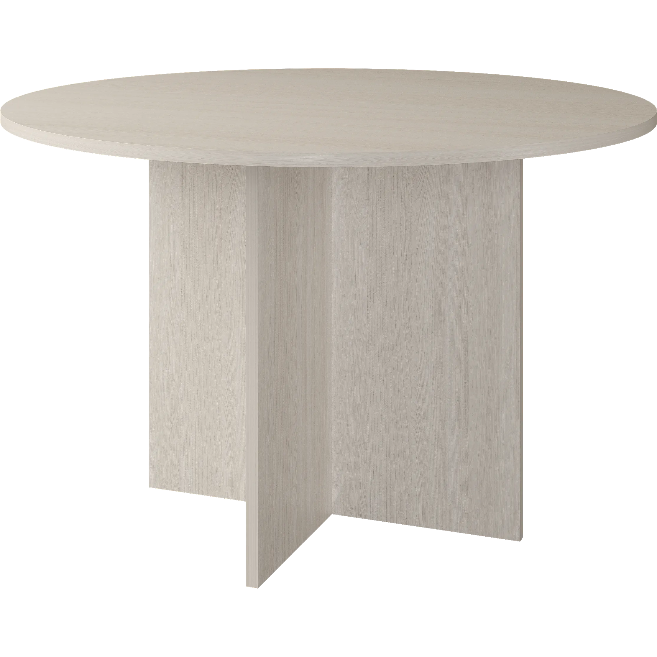 Стол для переговоров круглый Арго А-029 Ясень шимо