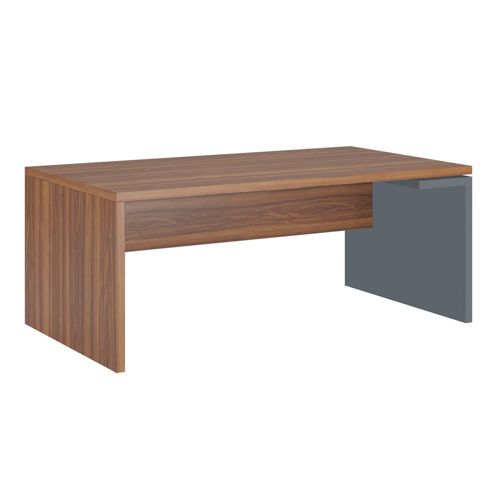 Стол письменный правый ЗИОН (Zion) ZIO28510139 орех селект/антрацит