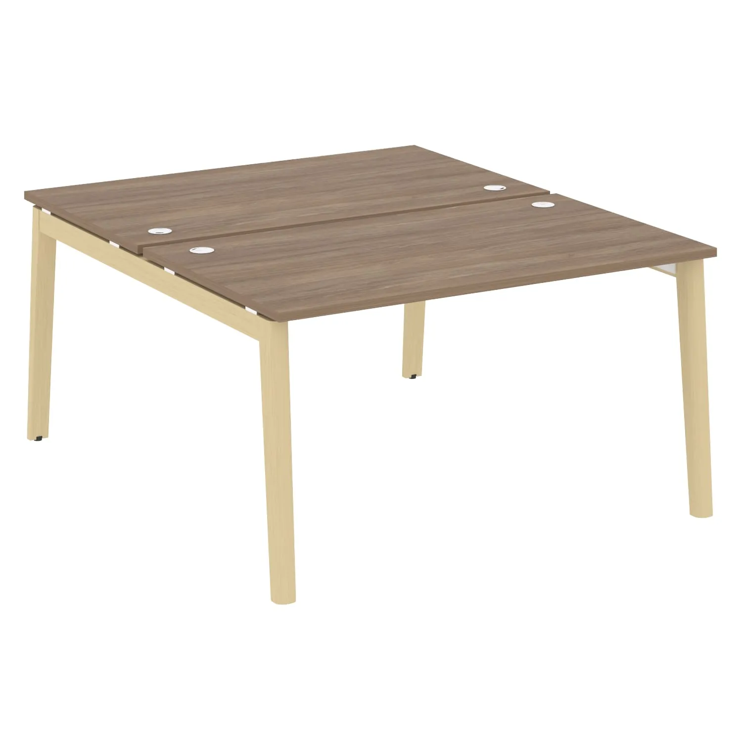 Рабочая станция (опоры - массив дерева, дуб светлый) ONIX WOOD OW.D.RS-2.3.8