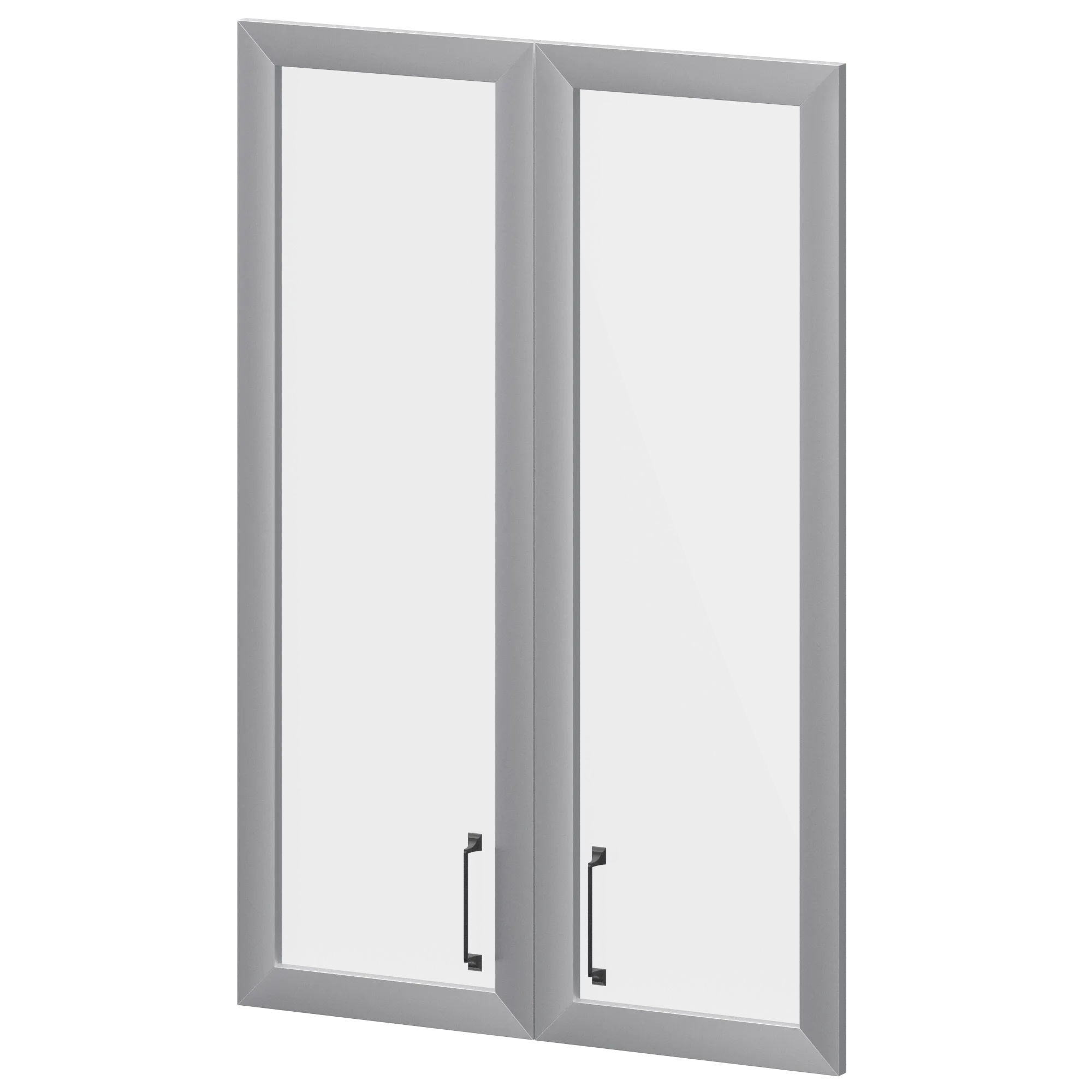 Комплект дверей стекло в алюминиевой рамке Приоритет К-981